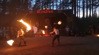 32. Купало 2018 -   Fire show Ведьмак, Аригил