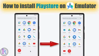 How to install the Google Playstore on an android emulator?