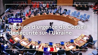 Ukraine : déclaration de l'Amb. Nicolas de Rivière à la réunion d'urgence du Conseil de sécurité