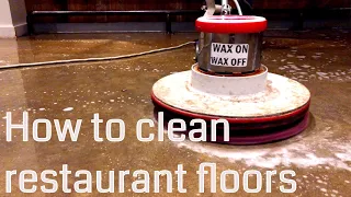 How to clean restaurant floors like a pro