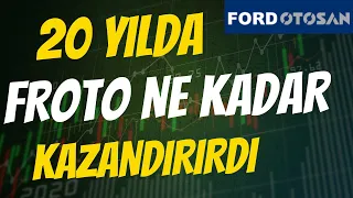 20 Yıllık FROTO Getirisi-  Temettü Emeklisi Eder Miydi? Uzun Vade Getiri #uzunvade #temettü Getirisi