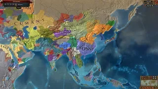 Europa Universalis 4 AI Timelapse - Extended Timeline + ССС Mods 1205-2400