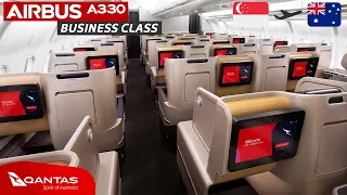 Qantas A330-200 Business Class from Singapore to Melbourne