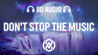 Don't Stop The Music - Bomber & Eddy Black | 8D Audio 🎧