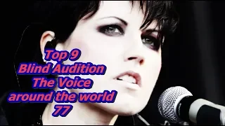 Top 9 Blind Audition (The Voice around the world 77)