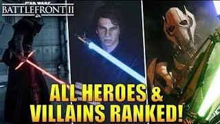 Every hero/villain in battlefront 2 ranked worst to best