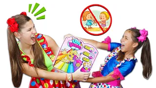 REGRAS DE CONDUTA PARA CRIANÇAS COM BRINQUEDOS | Mileninha Learn Rules of Conduct for Kids With Toys