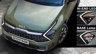 2022 Kia Sportage - More Details: LED or Base Headlight Options and 2021 Launch Media