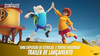 MultiVersus – Trailer Oficial de Lançamento “Uma explosão de estrelas. E tortas voadoras”