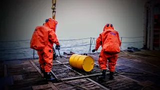 Dräger CPS 7900 hazmat suit at Pollution Control Vessel Neuwerk