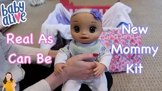 Baby Alive Real As Can Be Baby + New Mommy Kit | Kelli Maple