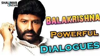 Balakrishna Powerful Dialogues || Telugu Punch Dialogues