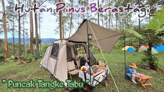 Kemping Syahdu di Hutan Pinus BERASTAGI | PUNCAK TANGKE TABU | Kabupaten Karo Sumatera Utara.