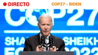 COP27: BIDEN reivindica AVANCES "REVOLUCIONARIOS" de EE.UU. y sitúa sus OBJETIVOS para 2030 | RTVE