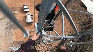 POV Tower climbing: Running Cat5e