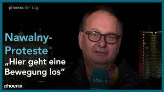 Jo Angerer aus Moskau zu den Protesten nach der Festnahme Nawalnys am 01.02.21