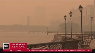 NJ raises air quality alert to "unhealthy" due to wildfire smoke