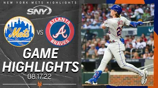 Mets vs Braves Highlights: Brett Baty HRs in MLB debut, Starling Marte goes deep twice as Mets win