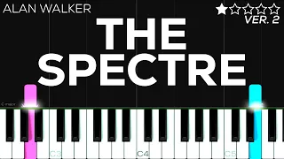 Alan Walker - The Spectre | EASY Piano Tutorial