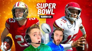 We Predict the SUPER BOWL 2024 WINNER in Madden 24