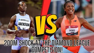 SHERICKA SAID THIS AFTER HER 200M WIN OVER GABBY THOMAS | SPJ SQUAD