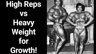 High Reps vs Heavy Weight for GROWTH! (Which is the Best Way to Train?)