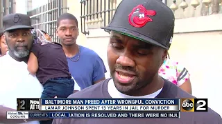 Man free after 13 years in prison for a murder he didn't commit