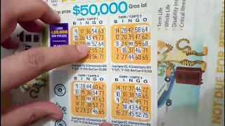 BINGO Scratch ticket $3 OLG# Winner