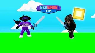 Me and my friend @Clout42 are gonna 1v1 in late PvP (Roblox bedwars)