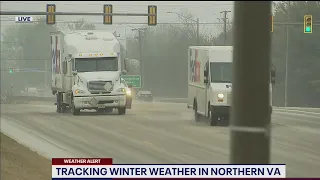 VIDEO: Messy wintry mix on the roads in Northern Virginia | FOX 5 DC