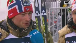 VM Men's 4x10 Km Holmenkollen 2011 - Petter Northug INTERVIEW