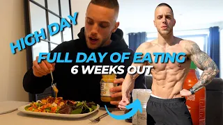 FULL DAY OF EATING | HIGH DAY | 6 Weeks Out Natural Bodybuilding Show