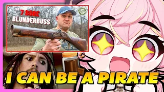 Vtuber watches a Big guy with Boomstick [7 BORE Blunderbuss!]  | Kentucky ballistics react