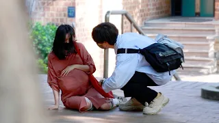 What if a full-term pregnant woman collapses in front of her eyes?