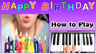 How to play Happy Birthday To You~С Днём Рожденья тебя~УРОК синтезатор~KORG style free download