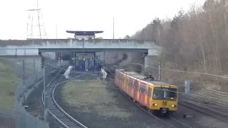 Tyne and Wear Metro - Metrocars 4012 and 4014 at Northumberland Park