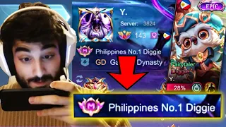 MobaZane vs TOP 1 PH Diggie? | PH Server | Mobile Legends