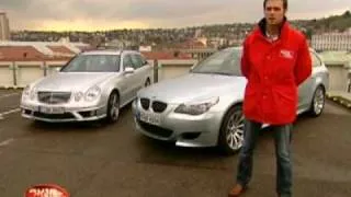 BMW M5 Touring vs. Mercedes E63 AMG T   -   Test Video ................................Oeni