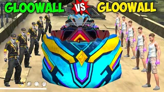 Gloowall vs Gloowall Skin Challange On Factory Roof 😎 Noob vs Pro Gloowall Fight 😈 Garena Free Fire