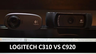 Logitech C920 vs C310 - Comparing Low End to High End Webcams