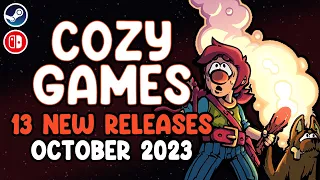 13 New Cozy Games in 6 Minutes | October 2023