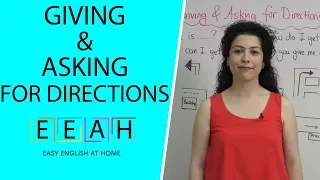 Elementary English #11: Giving & Asking for Directions | Easy English at Home