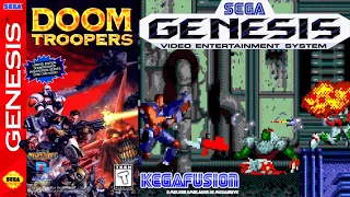 Doom Troopers (1995) SEGA Genesis / SEGA Mega Drive Gameplay in HD (Kega Fusion)