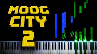 C418 - Moog City 2 (from Minecraft Volume Beta) - Piano Tutorial