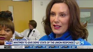 Whitmer to give Dems' State of the Union response