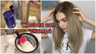 Como hacer una limpieza de color en casa con champú ./DIY.