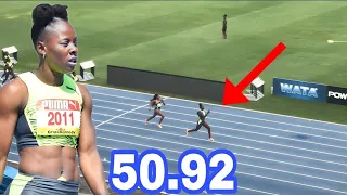 Wow Shericka Jackson 50.92 World Lead Destroyed The Field @ Velocity Fest 200m World Record In Sight