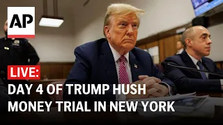 Trump hush money trial LIVE: Day 4 outside New York courthouse