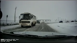 Пасмурное утро.  iBOX RoadScan 4K WiFi Dual в Волгочку