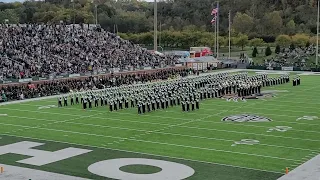 Ohio University Homecoming 2023 Halftime Performance of the Marching 110, part 1